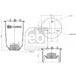 FEBI BILSTEIN Mech, pneumatické odpružení 102808 | Zboží Auto
