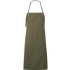 Zástěra Premier Workwear Gastro zástěra PR181 Olive Pantone 7763C 72x86cm