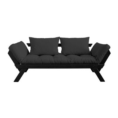 Karup sofa Bebop *180 cm black + futon dark grey 734