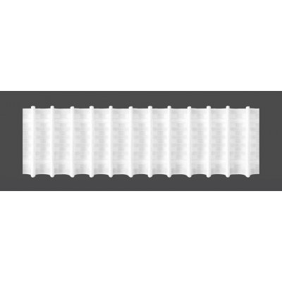 Řasící stuha na záclony a závěsy - bílá šířka 8cm 2.80.200.1 – Zboží Mobilmania