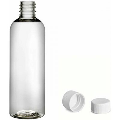 Via Plastová lahvička čirá s bílým uzávěrem 100 ml – Zbozi.Blesk.cz