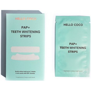 Hello Coco Bělicí pásky na zuby PAP+ 28 ks