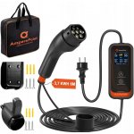 Ampere Point Přenosná nabíječka EV 16A 3,7kW Typ 2 s displejem a taškou – Zboží Mobilmania