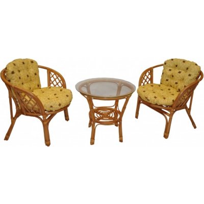 Axin trading SERAM ratan, látka, medová / žlutá – Zboží Dáma