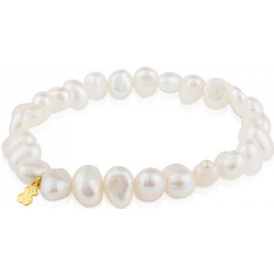 Tous náramek z pravých perel se zlatým medvídkem 617091020-M – Zboží Dáma