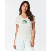 Dámská Trička Rip Curl SURF REVIVAL V NECK TEE Bone