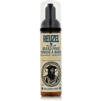 Reuzel Beard Foam Wood & Spice bezoplachový pěnový kondicionér na vousy 70 ml – Zboží Dáma