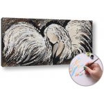 Malování podle čísel NĚŽNÝ ANDĚL vysoká náročnost – Sleviste.cz