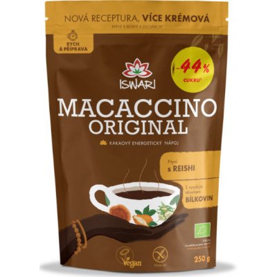 Iswari Macaccino Kakaový energetický nápoj 250 g