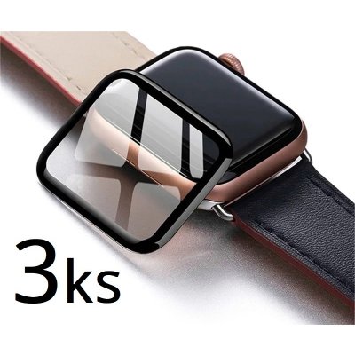 AW 3ks 3D ochranné sklo na Apple Watch Velikost sklíčka: 42mm IR-AWFOSKL18 – Hledejceny.cz