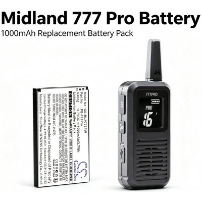 Cameron Sino CS-MLP777TW 3.7V Li-ion 1000mAh černá - neoriginální – Hledejceny.cz