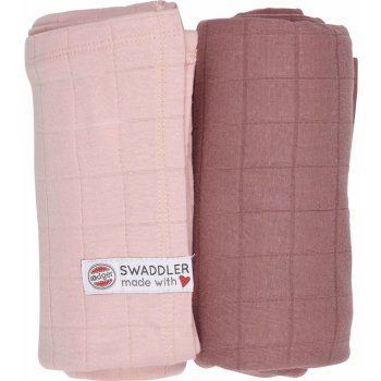 Lodger Swaddler Solid 2 ks Sensitive/Plush 120 x 120 cm