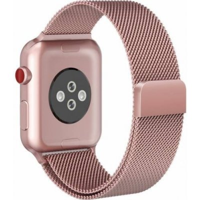 ESES milánský tah 38mm pro Apple Watch růžová 1530000007 – Zboží Mobilmania
