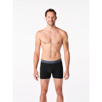 CityZen CityZen antibakteriální pánské boxerky černé – Zboží Mobilmania