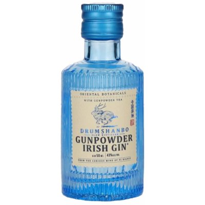 Drumshanbo Gunpowder Irish Gin 43% 0,05 l (holá láhev) – Hledejceny.cz