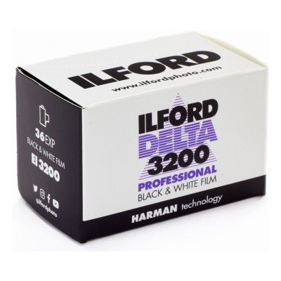 HARMAN PHOTO Delta 3200 135/36 černobílý negativní film, ILFORD – Sleviste.cz