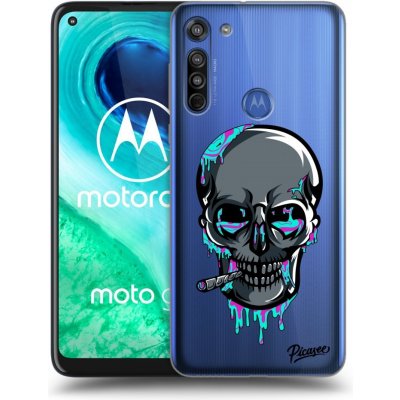 Pouzdro Picasee silikonové Motorola Moto G8 - EARTH - Lebka 3.0 čiré – Zboží Mobilmania