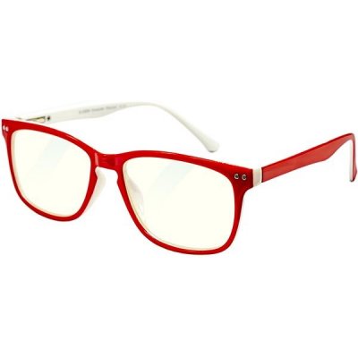 GLASSA Blue Light Blocking Glasses PCG 07, dioptrie: +1.50 červená – Sleviste.cz
