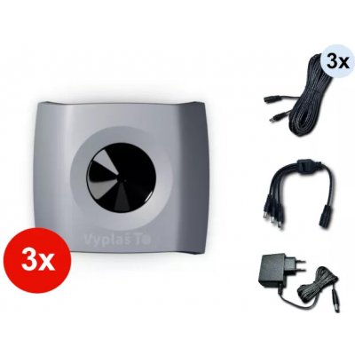 Vyplašto Sada plašiček kun 3-pack šedá – Hledejceny.cz
