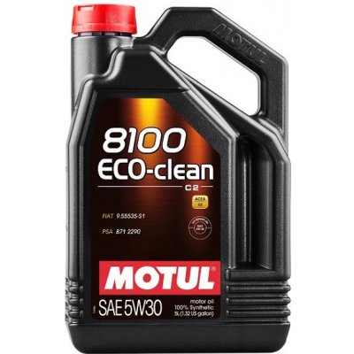 Motul 8100 Eco-Clean C2 5W-30 5 l – Zboží Mobilmania