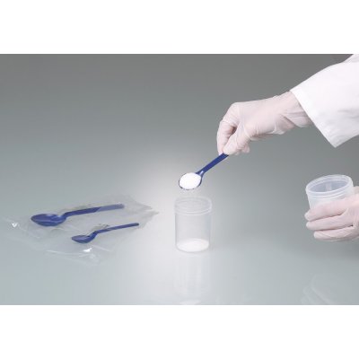 Lžíce z polystyrenu, detekovatelné, 2,5 ml, modré, balené jednotlivě/sterilně, balení à 100 kusů – Hledejceny.cz