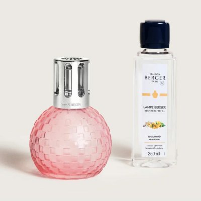 Maison Berger Paris Katalytická lampa Disco růžová + náplň Slunečné ovoce 250 ml – Sleviste.cz