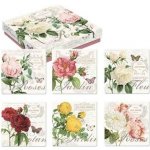 Easy life Korkové podložky pod skleničky Jardin Botanique 10,5x10,5 6 ks – Zboží Dáma