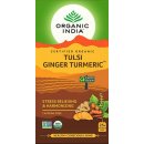 Organic India Tulsi kurkuma a zázvor BIO 25 sáčků