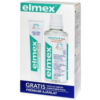 Elmex Sensitive ústní voda 400 ml   zubní pasta 75 ml