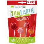 YumEarth BIO Ovocná lízátka meloun jahoda broskev granátové jablko 14 ks 85 g – Zboží Dáma