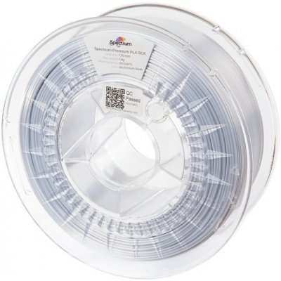 Spectrum SILK PLA 1.75mm 1kg Stříbrná - Aluminium Silver – Zboží Živě