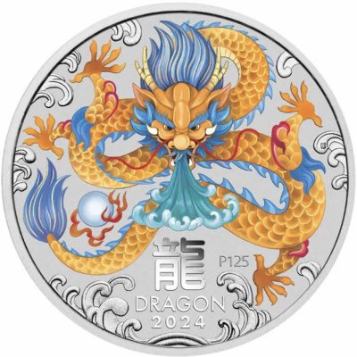 The Perth Mint Stříbrná mince Rok Draka (Austrálie) 2024 1 oz – Zbozi.Blesk.cz