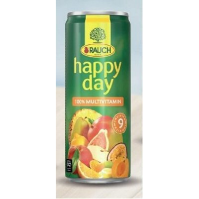 Rauch Happy Day 100% Multivitamin plech 0,33 l – Zboží Mobilmania