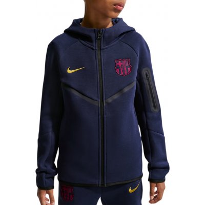 Nike FC Barcelona Tech Fleece Windrunner modrá – Zboží Dáma