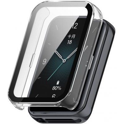 VSECHNONAMOBIL 86800 PC FULL COVER Plastový kryt se sklem pro Honor Band 9 průhledný – Zboží Živě
