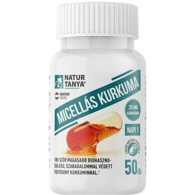 Natur Tanya Micellar Turmeric 50 Softgels – Hledejceny.cz