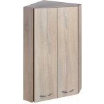 Aqualine ZOJA/KERAMIA FRESH horní skříňka rohová 35x76x35cm dub platin 50333 – Sleviste.cz