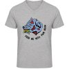 Pánské Tričko Soft-Style V Triko Gildan - Design - Rozzuřený pes - Flakatá sivá