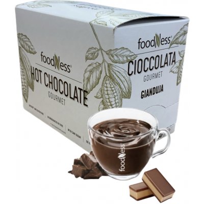 Foodness Horká čokoláda Nugátová 450 g – Zboží Mobilmania