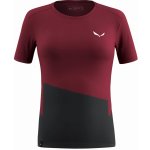 Salewa PUEZ SPORTY DRY T-SHIRT W syrah – Sleviste.cz