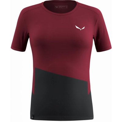 Salewa PUEZ SPORTY DRY T-SHIRT W syrah – Sleviste.cz