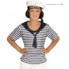 Dětský karnevalový kostým WIDMANN set námořník tričko a čepička