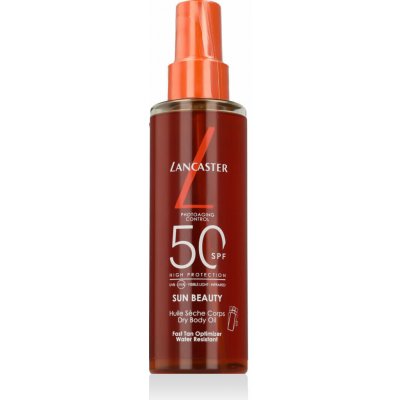 Lancaster Sun Beauty suchý olej na opalování spray SPF50 150 ml – Zboží Dáma