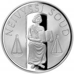 Česká mincovna Stříbrná mince 100 Kč 2025 Nejvyšší soud proof 9 g – Zboží Dáma