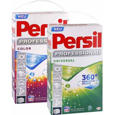 Persil Action Pack Professional Color + univerzální prášek na praní 2 x 130 PD + dárek