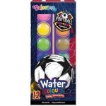 Colorino vodové barvy Fotbal se štětcem 12 barev – Zboží Dáma