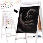 FunPlay 5924 Oboustranná tabule magnetická/křídová 43x32x115cm – Zboží Dáma