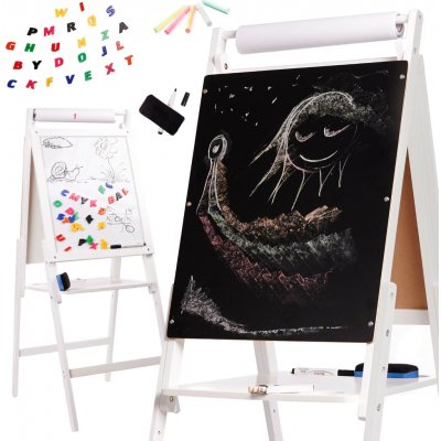 FunPlay 5924 Oboustranná tabule magnetická/křídová 43x32x115cm – Zboží Dáma