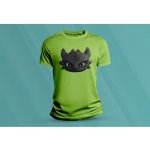 Sandratex dětské bavlněné tričko Bezzubka. lime – Zboží Dáma