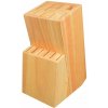 Blok na nože Stojan na nože Banquet 22,5 cm přírodní dřevo